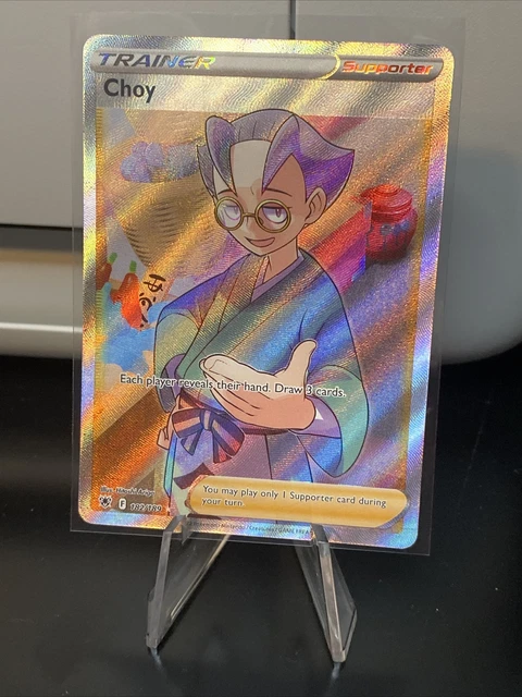 Pokemon Choy 182/189 Full Art Trainer Astral Radiance Near Mint