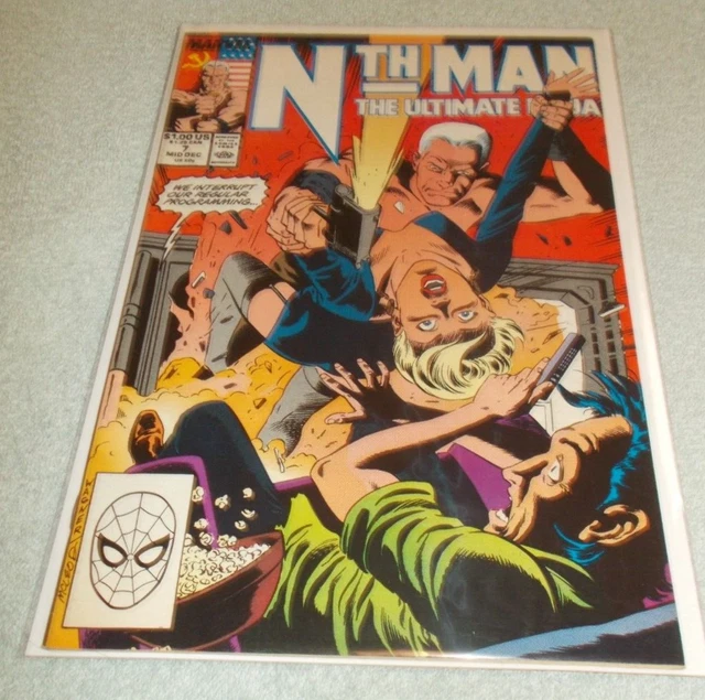 Nth MAN THE ULTIMATE NINJA # 7 1989 MARVEL COMIC VG-