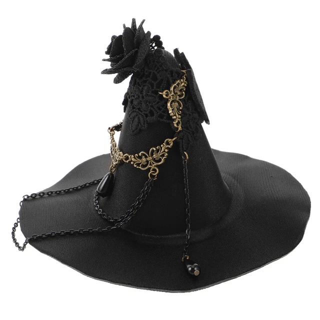 PARTY COSTUME HAT Witch Hats Headband for Photography Cosplay Use £8.55