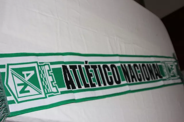 Bufanda Futbol Del Equipo De Colombia Atletico Nacional Cotizada Scarf