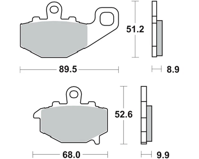 Garnitures de frein TRW MCB 662