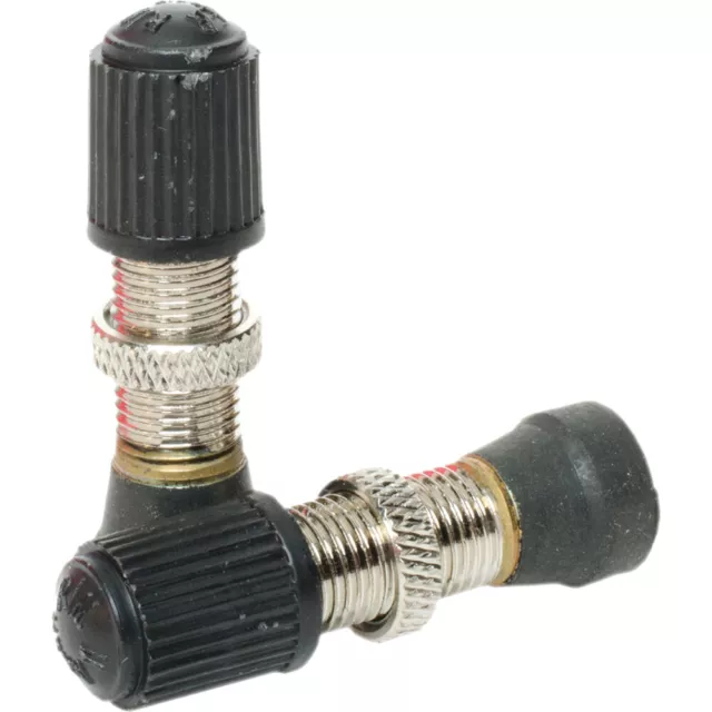 Stan's NoTubes Ventil 32mm Messing, AV, paarweise silber/schwarz