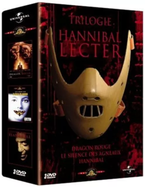 Dvd Coffret Trilogie Hannibal Lecter 3 DVD : Le Silence des agneaux / Dragon ro