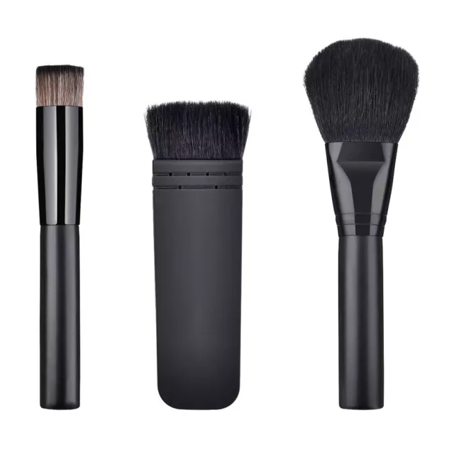 3 Pcs Make-up-Pinsel Für Professioneller Make-up-Pinsel-Set Puderpinsel