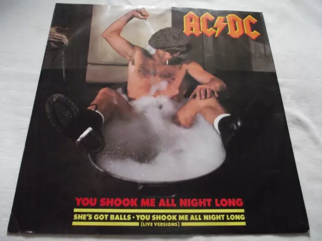 Ac/Dc ~ You Shook Me All Night Long ** 1986 Uk Atlantic 12"