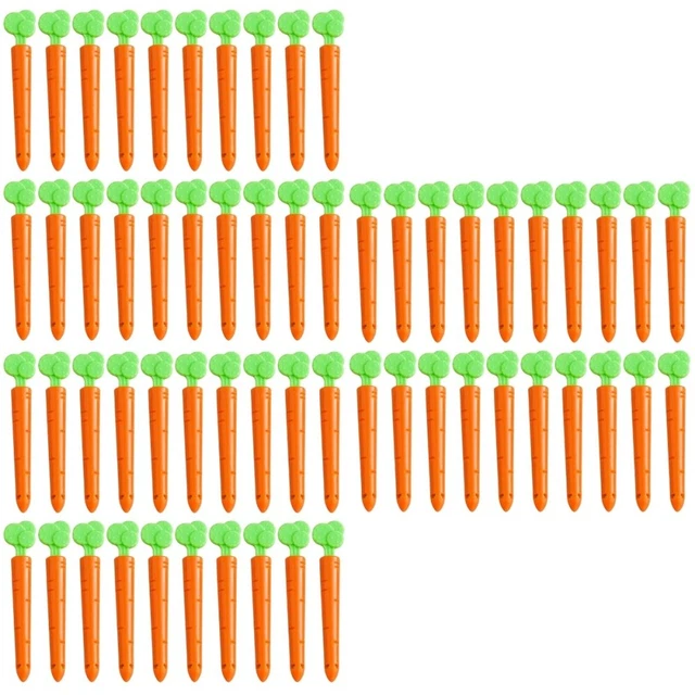 Clips de sac de collation 60 PCS Clip de forme de carot