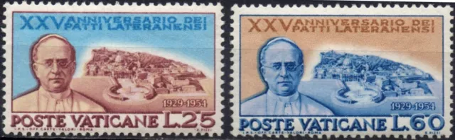 Città del VATICANO 1954 - Serie MNH** Patti Lateranensi #S#VAY