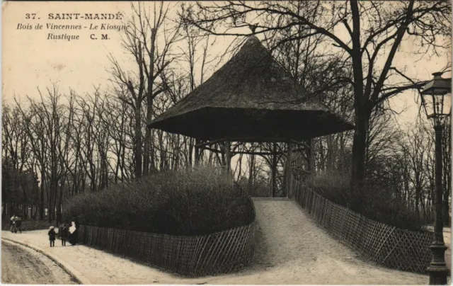 CPA St-MANDÉ - Bois de VINCENNES - le kiosque rustique (145704)