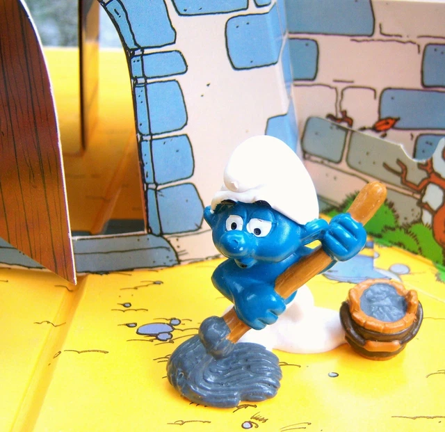 40239 SCHTROUMPF ARTISTE peintre Smurf pitufo puffi schtroumpfette