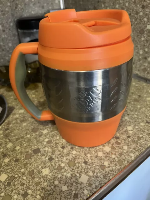 The Home Depot Orange Stainless Steel Insulated 52 Oz. Bubba Keg Travel Mug