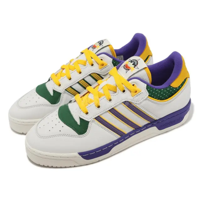 adidas Originals Rivalry Low 86 White Energy Ink Purple Gold Men Casual IF8180