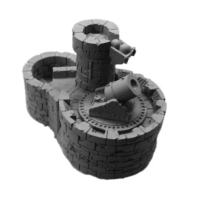 Scotia Grendel Fantasy Mini Resin 25mm Dwarven Gun Tower SW