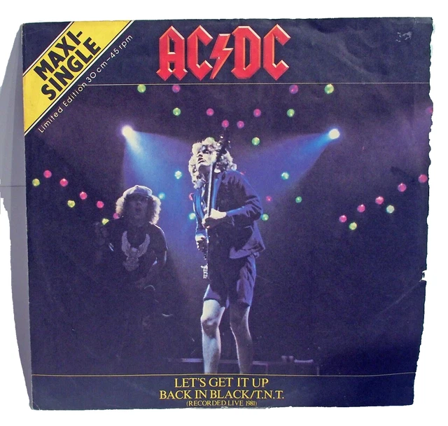 ACDC LIVE LET´S Get It Up/Tnt Limited Editiion Original 1981 Gebraucht