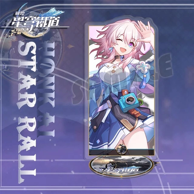 Game Honkai: Star Rail March 7th Cosplay Acrylic Stand Figure Display Model Gift