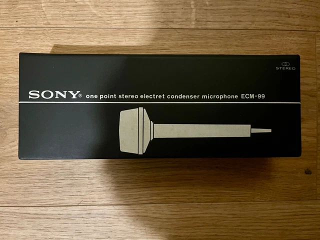 SONY ONE POINT stereo electret condenser microphone ECM-99 £20.43 ...