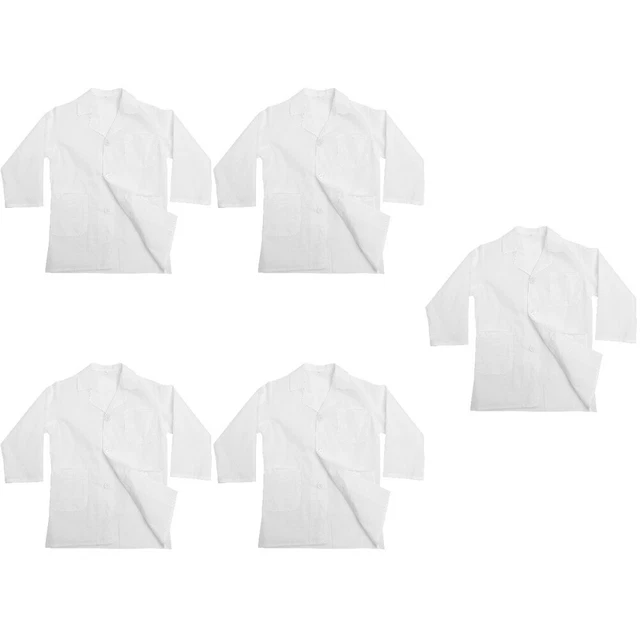 5x Premium Practical Multi-use Scientist Costume for Party
