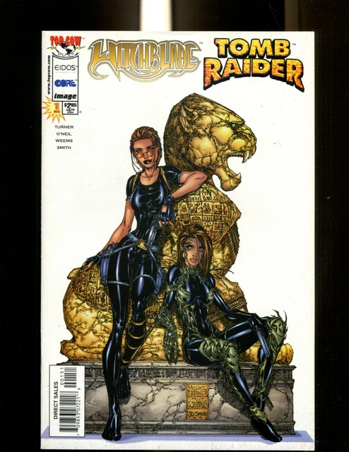 WITCHBLADE TOMB RAIDER 1 (9.8) 1ST TOMB RAIDER TOP COW IMAGE (b062)