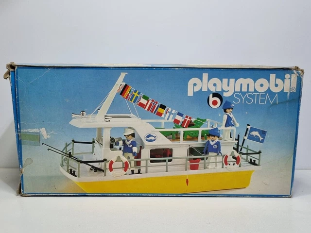 Bateau Playmobil System 3498 – Complet En Boîte Avec Notice – Occasion