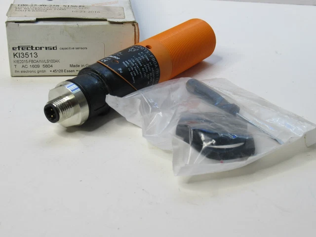 (NEW) IFM ELECTRONIC KI3513 KIE2015-FBOA/NI/LS K13513 FBOA/LS100AK Prox. Sensor
