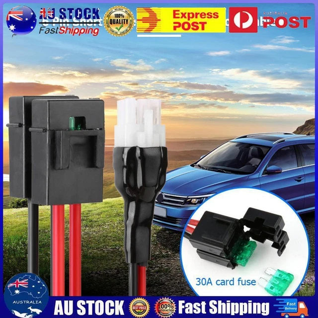 1m 30A Fuse 6 Pin Short Wave Durable Charger Cable for ICOM IC-725A 706 7400 AU
