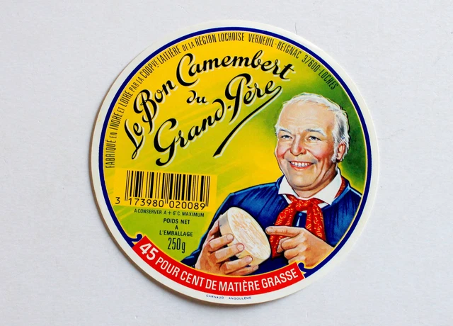 Étiquette De Fromage Ancienne - Un Pierrot Ligueil (Indre-et-Loire) Collection