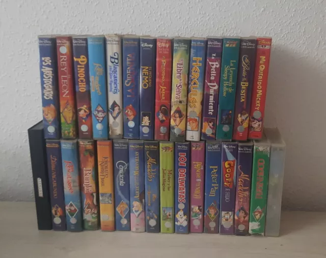 coleccion peliculas vhs disney