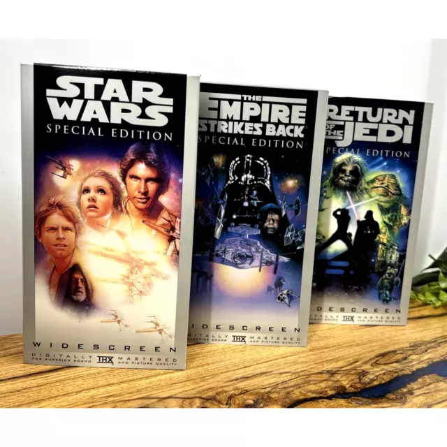 Star Wars Trilogy VHS 1997 Special Edition - Platinum Widescreen Edition