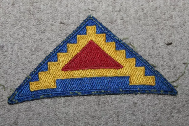 Original WW2 U.S. Army 7th Army Uniform Patch (Seven Steps to Hell) from Uniform