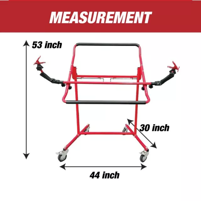 Adjustable Bumper Repair Stand - Securely Holds Plastic Car Bumper Covers 2