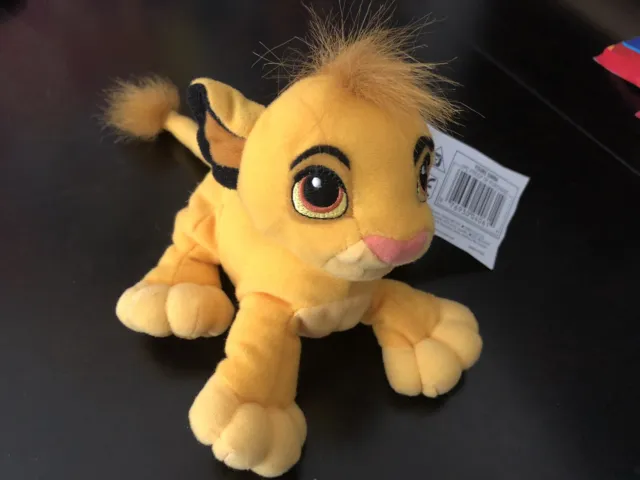 Disney The Lion King Young Simba 6" Plush Toy 2002 Hasbro Beanie