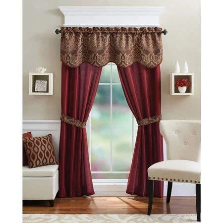 5 Piece Window Set, 54 x 84-Inches, Brick