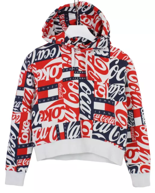 Tommy Hilfiger x Coca Cola Sweat Femmes Petit Surdimensionné à Capuche Pull