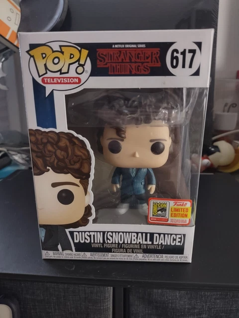 Funko Pop! Stranger Things Dustin Snowball Dance #617 2018 SDCC Sticker