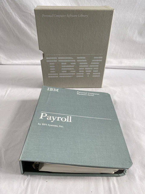 IBM Personal Computer Software Library Payroll by BPI Systems 6024028 Sold As Is IBM Personal Computer Software Library Payroll by BPI Systems 6024028 Sold As Is