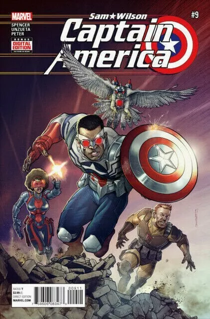 Captain America #9 (NM)`16 Spencer/ Unzueta