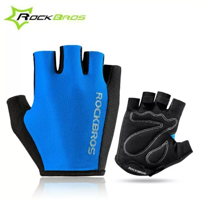 Half Finger Cycling Gloves Sport Bike Bicycle Short Gloves Shockproof Breathable