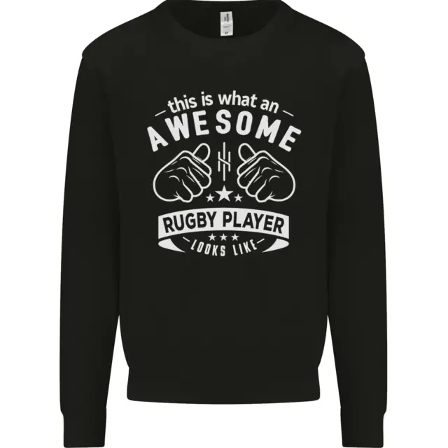 An Awesome Rugby Player Looks Like Union Mens Sweatshirt Jumper