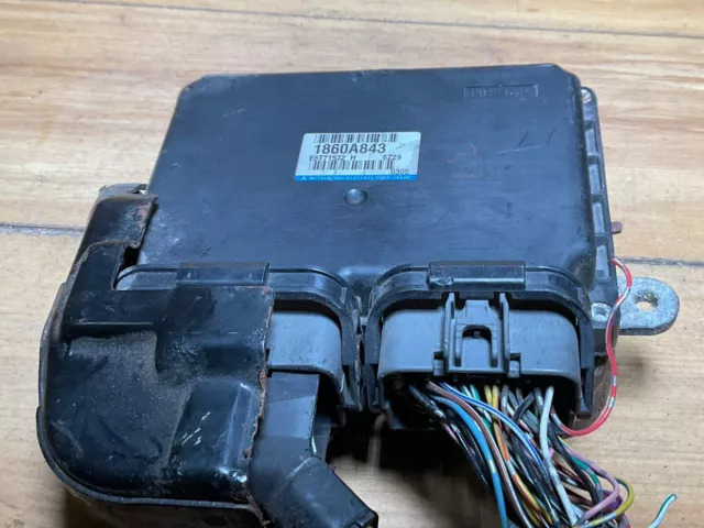 2008 Mitsubishi Lancer 2.0L Engine Computer Module ECM ECU 1860A843