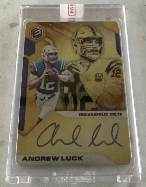 Andrew Luck 2019 Panini Elements Football Steel Signatures 3/5 Colts