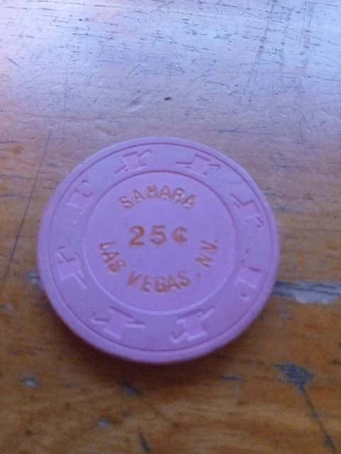 Sahara Las Vegas .25 Cent Casino Chip
