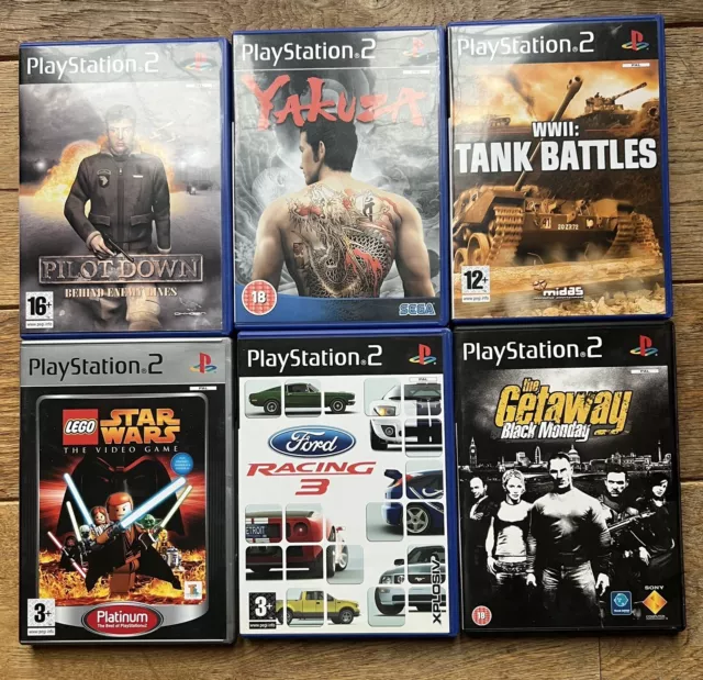 6 x PlayStation 2 Games Bundle
