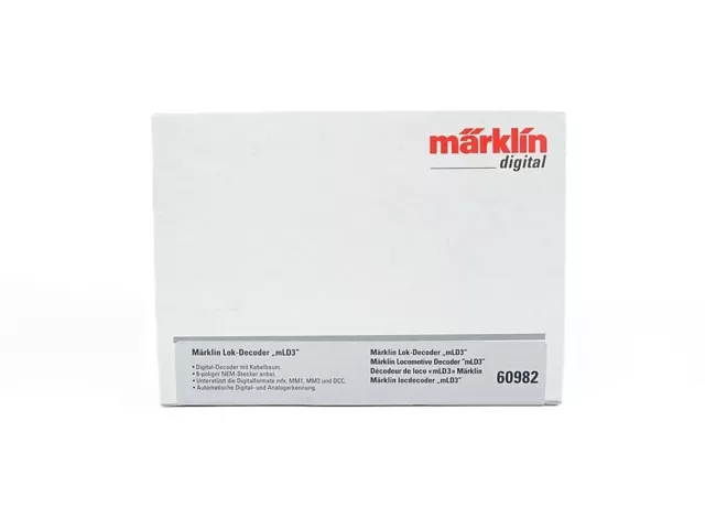 Digital Decoder LokDecoder mLD3, 8 pol (mfx/DCC/MM), Märklin H0 60982 neu, OVP