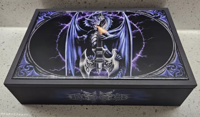 ANNE STOKES Powerchord Trinket Box - 32 x 22 x 7.5cm