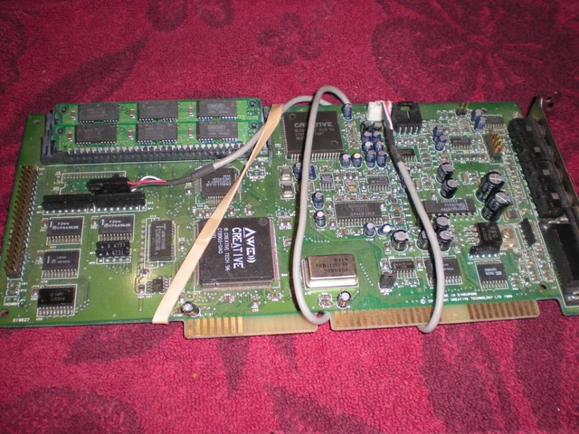 Creative Sound Blaster AWE32 PnP CT3670 ISA 16-bit Sound Card LOADED