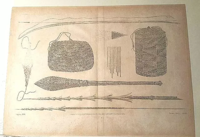 Capt. Cook's 1ST EDITION 1777 Fishing Rod, Creels, Spear "Southern Hemisphere"