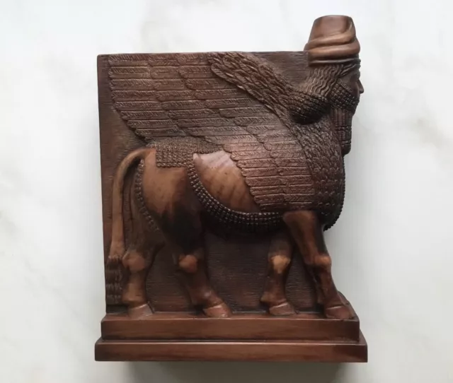 Buchstütze Skulptur "Assyrischer Stier des Assurnasirpal"