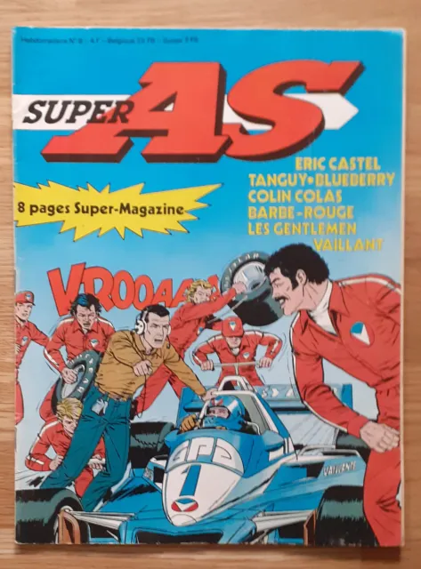 Super As n° 8 - Michel Vaillant, Eric Castel, Blueberry, Tanguy & Laverdure