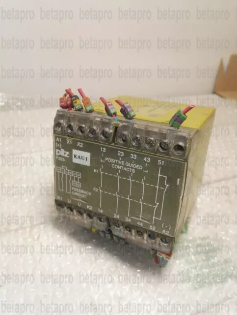 PILZ  PZE/5 24VDC 4S 1o SAFETY RELAY