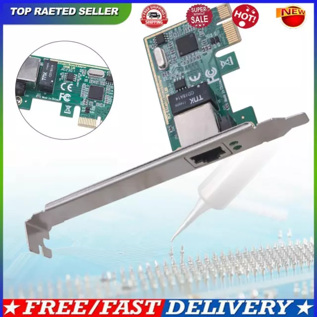 10/100/1000M Gigabit Ethernet LAN PCI Network Controller Card Reusable RJ45 LAN