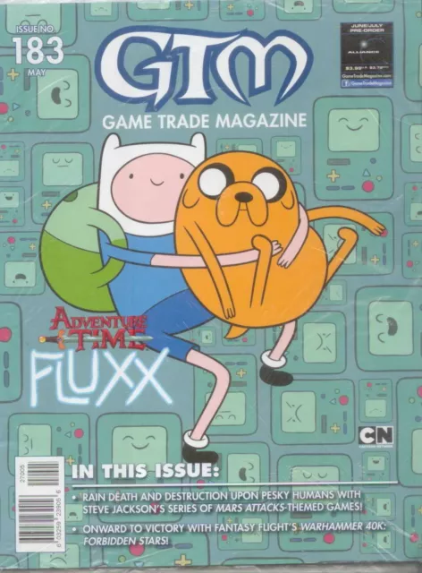 Game Trade Magazine (GTM) 183 May Adventure Time Fluxx Factory Sealed